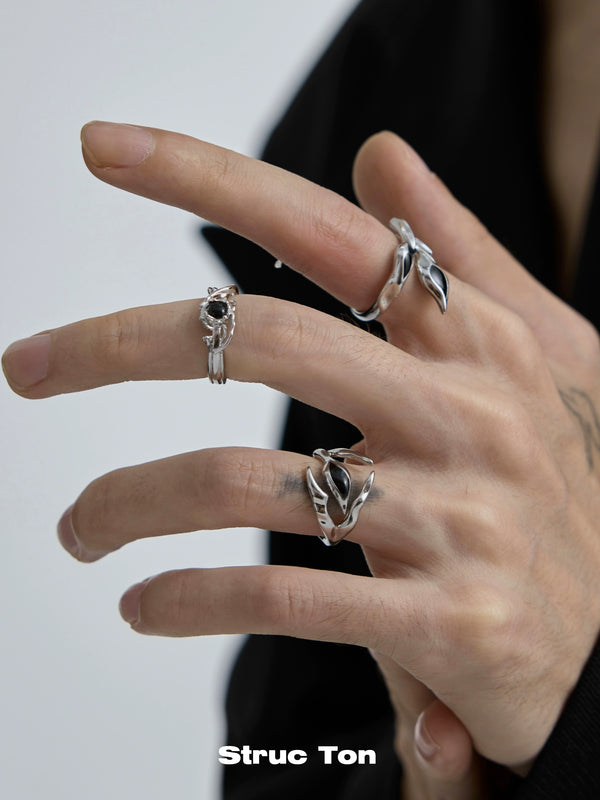 Irregular Thorn Punk Pioneer Ring